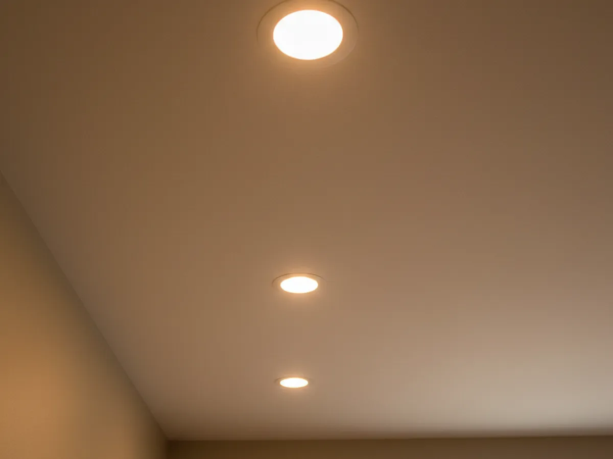 Lighting detail work by a licensed electrician in Crest, CA